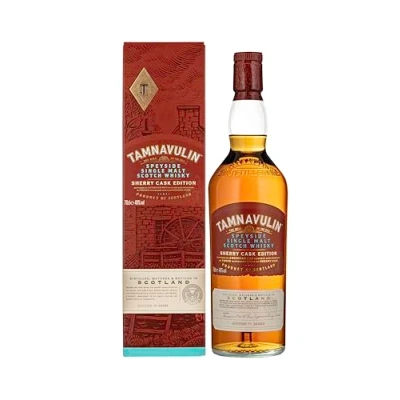 Imagen de Tamnavulin Sherry Cask, Whisky Escocés, Speyside Single Malt Afinado en 3 Botas de Jerez diferentes, 700 ml