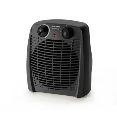 Imagen de Calefactor Taurus Gobi, 2000 W, 20 m², 2 intensidades de calor, Negro