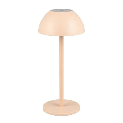 Imagen de Reality Leuchten Ricardo R54106166 Lámpara LED de mesa para exteriores (incluye 4 luces 1,7 W, enchufes), color arena