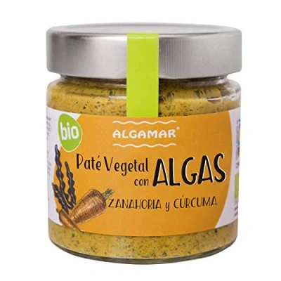 Imagen de Algamar Pate Vegetal Con Algas, Zanahoria Y Curcuma 180G 180 ml
