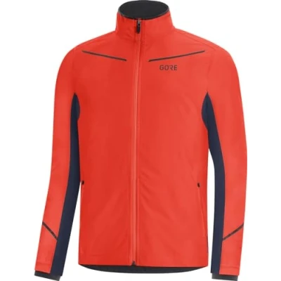Imagen de GORE WEAR R3 Chaqueta para Hombre TEX INFINIUM Partial, XL, Rojo fuego/Azul marino