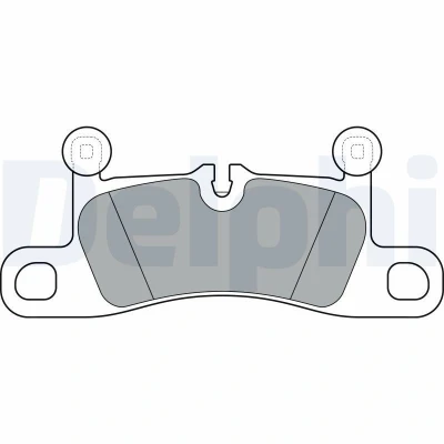 Imagen de DELPHI LP3298 Juego de pastillas freno preparado para indicador desgaste Chapa antichirridos sin accesorios PORSCHE: 718 Cayman Coupé