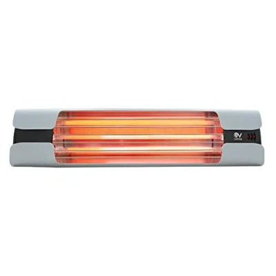 Imagen de Vortice Calefactor de pared con cordón tracción (infrarrojos, 600/1.200/1.800 W, diseño Thermologika), Gris, 70003 1800W