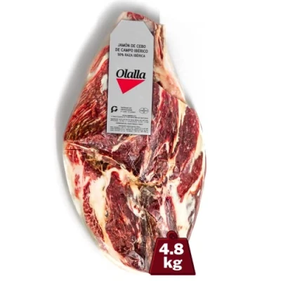 Imagen de 4.8 kg Jamón de Cebo Campo Ibérico 50% Raza Ibérica Deshuesado Jamon Iberico Elaboracion Tradicional Embutidos ibéricos