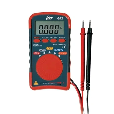 Imagen de Multimetro digital de bolsillo 13042CATIII 300V GEFHT INSTRUMENTS G42