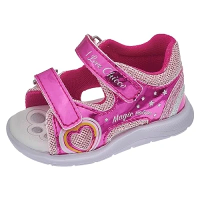 Imagen de Chicco, Sandales à Double Velcro Fuchsia, Confortables, Légères, Flexibles et Transpirables, Niñas, Diseñado en Italia