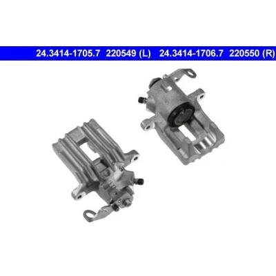 Imagen de ATE 24.3414 1705.5 Pinza de freno sin soporte SEAT: Leon I Hatchback, Toledo 2 Limousine, VOLKSWAGEN: Golf 4, Bora Variant, 4 Variant