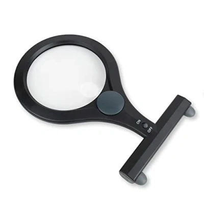 Imagen de Carson LumiCraft Lupa Manos Libres con Aumento de 2x, Lente Spot 4x y Luz LED