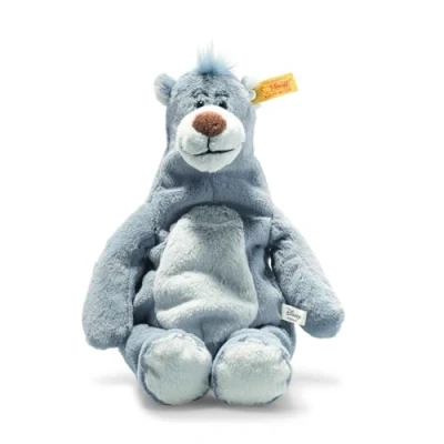 Imagen de Steiff Jungle Book Balú de El Libro la Selva Soft Cuddly Friends Disney Originals Balu, Color Azul/Gris, 31 cm (024542)