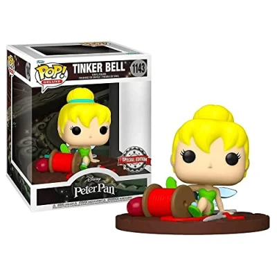 Imagen de Funko Figura de Vinilo Peter Pan Pop! Deluxe Campanilla en Carrete 9 cm