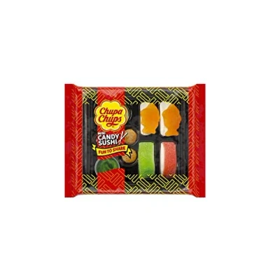 Imagen de Chupa Chups Meals, Golosinas de Formas y Sabores Variados, Candy Sushi 100 gr.