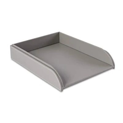 Imagen de Osco GRYPULT1 Faux Leather Letter Tray Grey