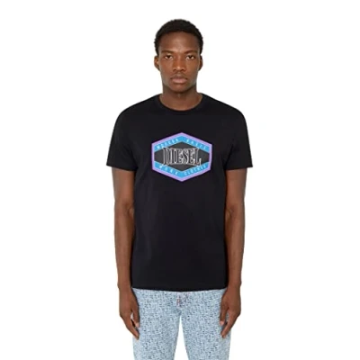 Imagen de Diesel T di E14 Camiseta, Hombre, Negro (9xx 0grai), S