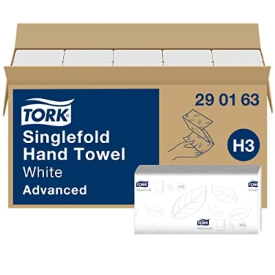 Imagen de Tork Toallas de mano papel Advanced plegadas en V, surtido tamaño y estilo