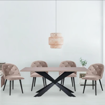 Imagen de Mesa de comedor Staro roble claro Menzzo