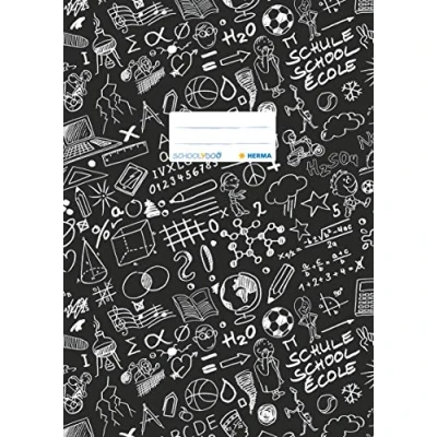 Imagen de &#039;Herma &quot;schooly Ghundoo Cuaderno Plástico DIN A4, estampado, 1 pieza, color Negro