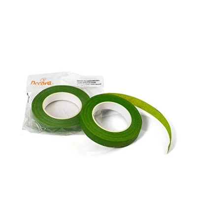 Imagen de DECORA Cinta de Papel para floristería, Color Suave, 12 mm, 27 m, Verde Claro, 12.5 x 9 1.2 cm