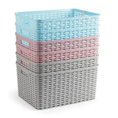 Imagen de PLASTIC FORTE, Cesta, Colores surtidos, 38,5 x 28,5 19