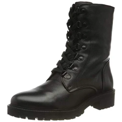 Imagen de Geox Hoara Botines con cordones, Mujer, Talla: 38, Black Zapatos