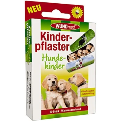 Imagen de Wundmed Pack de 5 tiritas infantiles para perros, paquetes 10 unidades (50 unidades).