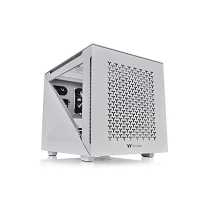 Imagen de Thermaltake Divider 200 TG Air Snow/Micro ATX Case/PC Case/Tempered Glass/White (CA 1V1 00S6WN 01)