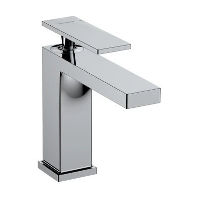 Imagen de hansgrohe Tecturis E grifo lavabo con vaciador automático, monomando 117 mm, mezclador ahorro de agua (EcoSmart+), cromo, 73010000