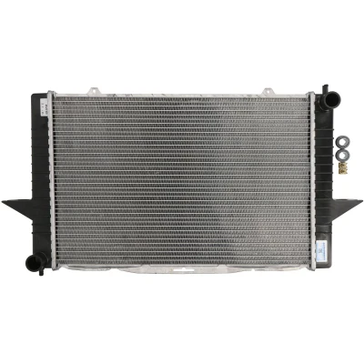 Imagen de NRF EASY FIT 58342 Radiador, refrigeración del motor Aluminio 590 386 34 con piezas de montaje Aletas soldadas