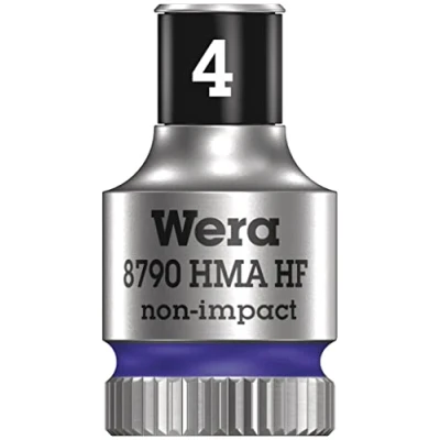 Imagen de WERA 05003717001 8790 HMA HF 4,0 Llave de vaso Zyklop con función sujeción 1/4&quot;