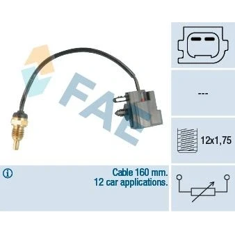 Imagen de EPS 1.830.295 Sensor de Temperatura del Refrigerante Made in Italy OE Equivalent FORD: Focus 2, Mk1 Hatchback, Transit Connect Furgón