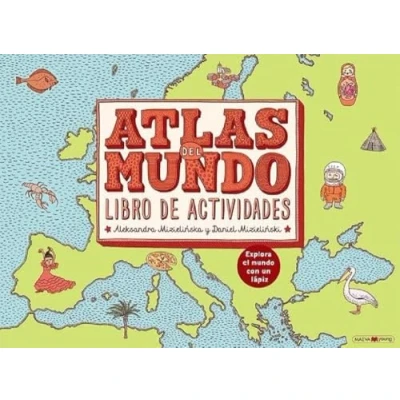 Imagen de Atlas del mundo. Libro de actividades: Explora el mundo con un lápiz (Libros para los que aman libros)