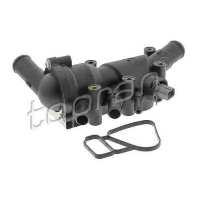 Imagen de TOPRAN 304 299 Termostato, refrigerante 82 con junta carcasa (cárter), Cubierta de plástico FORD: KA Hatchback