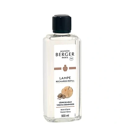 Imagen de Maison Berger Recarga Lámpara Cèdre du Liban Listo para Usar Perfuma y Purifica Difusión Fina, Uniforme Duradera 500ml