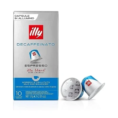 Imagen de Illycaffè Café Tueste DESCAFEINATO en cápsulas compatibles 10 pack de