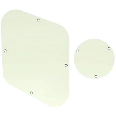Imagen de Musiclily Set de LP Placa Trasera y Interruptor Palanca para Guitarra USA Les Paul,3 capas Marfil