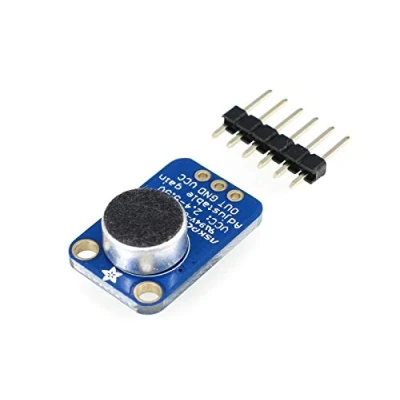 Imagen de Adafruit Amplificador de micrófono Electret 1063 MAX4466 con Ganancia Ajustable