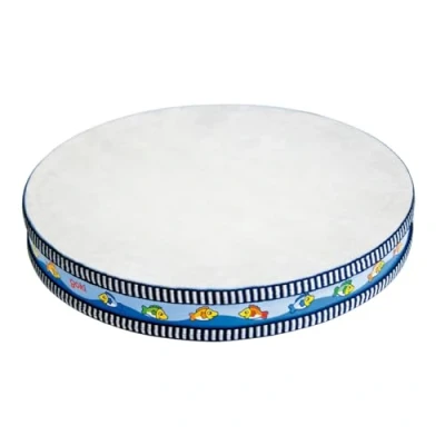 Imagen de Goki 61937 Tambor, Sonidos del Océano, Color Azul y Blanco