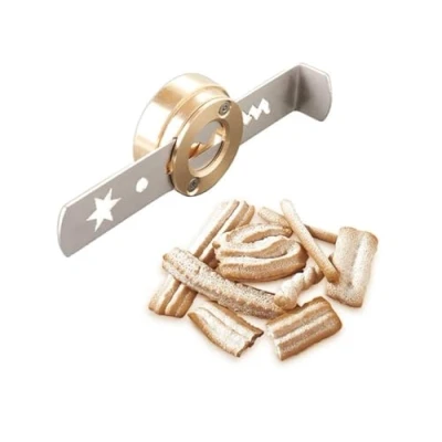 Imagen de Kenwood Troquel Metálico para Hacer Pasta, Molde Galletas, Accesorio Chef Crear Galletas Caseras de Diferentes Formas, AT910014, Bronce
