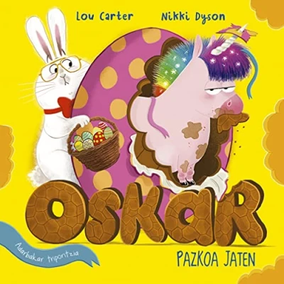 Imagen de Oskar adarbakar tripontzia pazkoa jaten (Picarona)