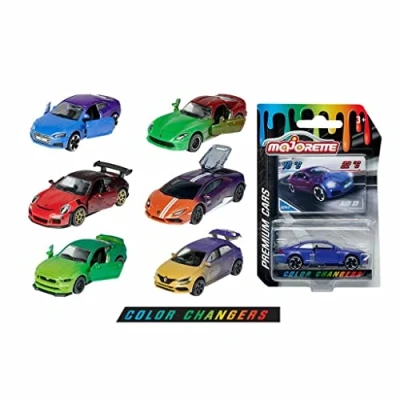 Imagen de Majorette Color Changers, Vehículos fundidos a presión, coches de juguete, 1 unidad, modelo aleatorio