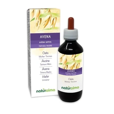 Imagen de Avena (Avena sativa) sumidades Tintura Madre sin alcohol Naturalma Extracto líquido gotas 200 ml Complemento alimenticio Vegano