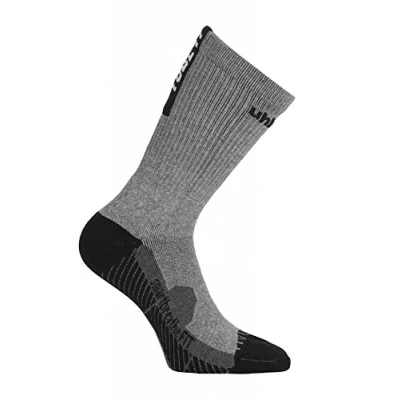 Imagen de Uhlsport Tube It Calcetines con Grip, Hombre, Gris Oscuro Mezcla/Negro, 28 32