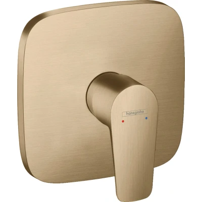 Imagen de hansgrohe Talis E Grifo monomando para ducha (latón cepillado)