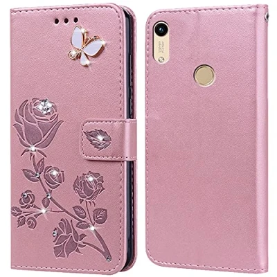 Imagen de Funda para Huawei Y6 2019/Y6S 2019/Honor 8A Carcasa,Ranuras Tarjetas,Soporte Plegable,Silicona TPU,Case Protectora 2019(6.09&quot;)