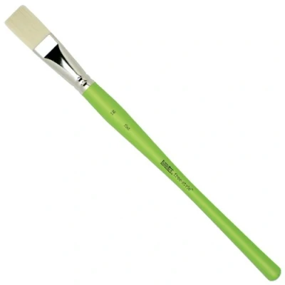Imagen de Liquitex Free Style Mango verde detalle pincel plano N Brocha plata Nr. 12