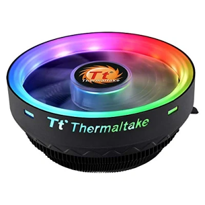 Imagen de Thermaltake Enfriador de aire ARGB UX 100 Ventilador PWM silencioso 120 mm para zócalo Intel y AMD Direccionable 5 V 65 W Negro