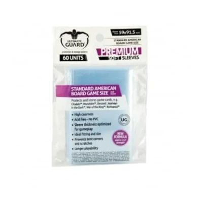 Imagen de Ultimate Guard Funda Americana Premium Soft Standard 59x91.5 Juegos de Cartas, Multicolor, M (10279)