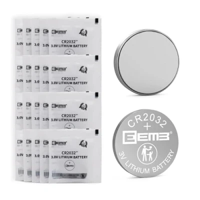 Imagen de EEMB 20 Pilas CR2032 de Litio 3 V 2032, batería botón BR2032 ECR2032 LM2032 para llaveros, mandos a Distancia, Relojes, calculadoras, campanillas Puerta, Dispositivos médicos