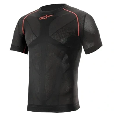 Imagen de Alpinestars Ride Tech V2 Camisa Funcional (Black/Red,XS/S)