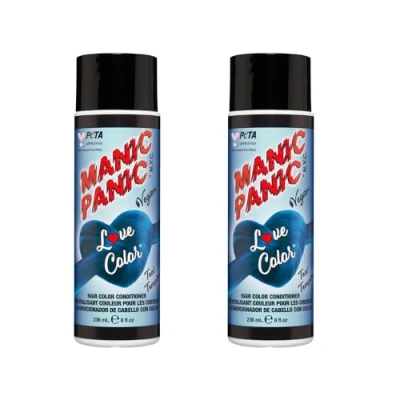 Imagen de Manic Panic Love Color Verde Teal Temptress, Sin crueldad, Vegano y vibrante 2 x 236ml