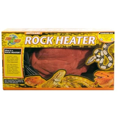 Imagen de ZOO MED RH 1E Repticare Calentador de roca, piedra calefactora M, 10 W, lugar calor para reptiles